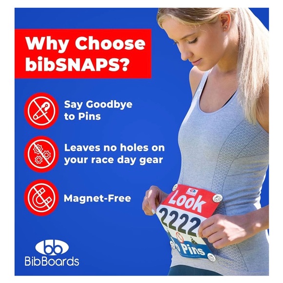 BibBoards Race Bib Clips - Picture 3 of 7